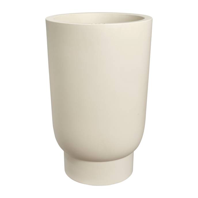 amber grail high 47cm linen white